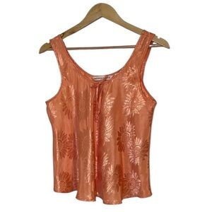 Vintage Victoria's Secret Sherbet Satin Tank Top, 90s, Medium